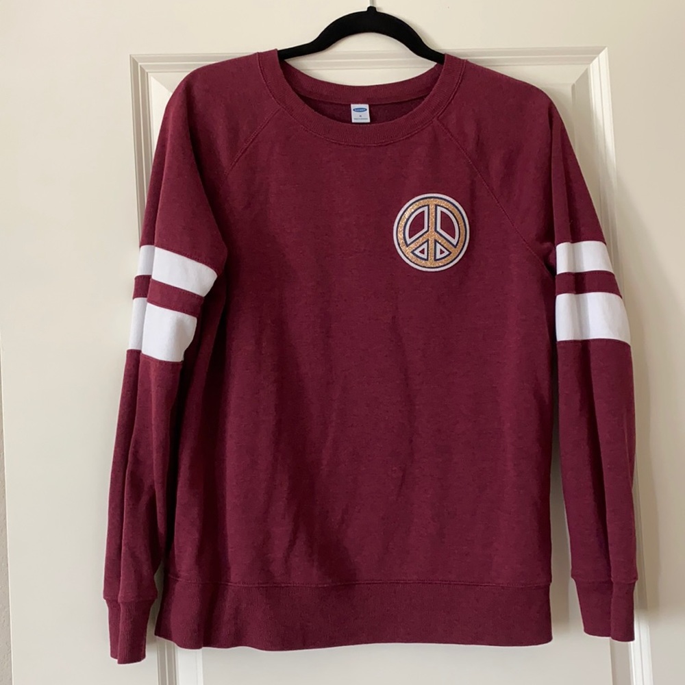 Old Navy peace sweatshirt